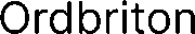ORDBRITON AUDIO BOOKS